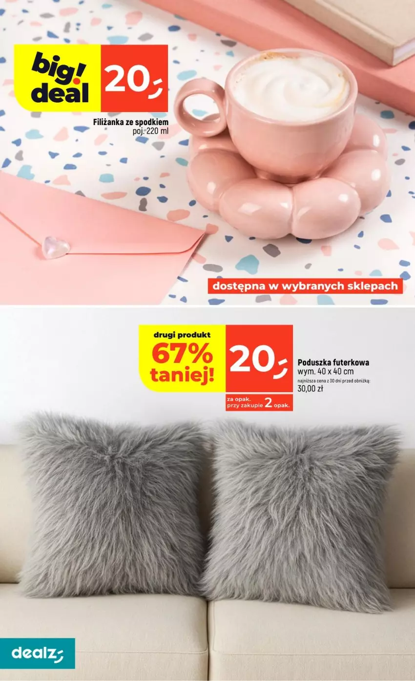 Gazetka promocyjna Dealz - NOWA GAZETKA - ważna 05.02 do 11.02.2026 - strona 22 - produkty: Filiżanka, Poduszka