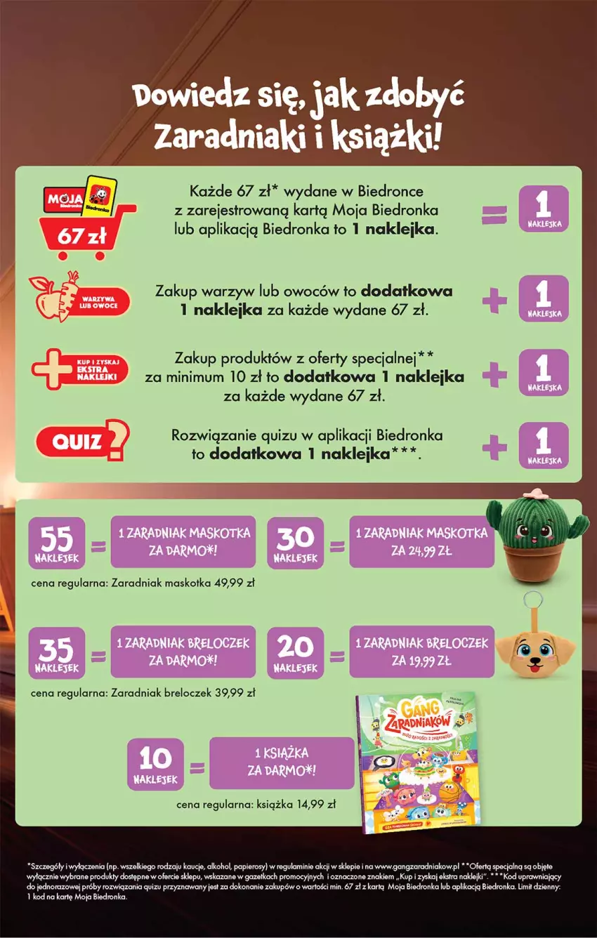Gazetka promocyjna Biedronka - Gazetka - ważna 24.08 do 31.08.2026 - strona 2 - produkty: Breloczek, Klej, Książka, Papier, Quiz