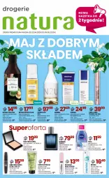 Gazetka promocyjna Drogerie Natura - Gazetka Drogerie Natura - Gazetka - ważna od 05.05 do 05.05.2025 - strona 1 - produkty: Woda perfumowana, Krem nawilżający, Makijaż, Barwa Naturalna, Calvin Klein, Perfum, Pasta do zębów, KOBO, Tusz, Woda toaletowa, Puder prasowany, Puder, Szampon, Odżywka, Woda, Nivea, Fa