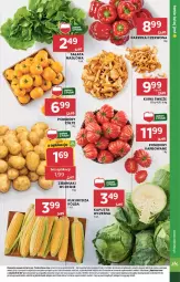 Gazetka promocyjna Stokrotka - Supermarket - Gazetka - ważna od 24.07 do 24.07.2024 - strona 7 - produkty: Warzywa, Ziemniaki, Sałat, Owoce, Masło, Pomidory, Mięso, Kukurydza
