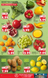 Gazetka promocyjna Kaufland - OFERTA TYGODNIA - Gazetka - ważna od 19.01 do 19.01.2022 - strona 10 - produkty: Piec, Mandarynki, Warzywa, Gra, Papryka, Granat, Truskawki, Cytryny, Kiwi, Winogrona, Owoce, Wino, Mango