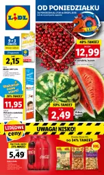 Gazetka promocyjna Lidl - GAZETKA - Gazetka - ważna od 29.06 do 29.06.2022 - strona 1 - produkty: Por, Gra, Coca-Cola, Pilos, Arbuz, Waga, Kinder, Mleko