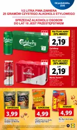 Gazetka promocyjna Lidl - GAZETKA - Gazetka - ważna od 29.06 do 29.06.2022 - strona 41 - produkty: Piwa, Gra, Orzeszki, Chrupki, Warka, Carlsberg, Lorenz, Grill