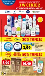 Gazetka promocyjna Lidl - GAZETKA - Gazetka - ważna od 29.06 do 29.06.2022 - strona 50 - produkty: Krem nawilżający, Emulsja, Dezodorant, Balsam do ciała, Antyperspirant