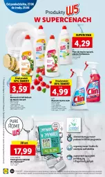Gazetka promocyjna Lidl - GAZETKA - Gazetka - ważna od 29.06 do 29.06.2022 - strona 54 - produkty: Pur, Gra, Do mycia naczyń, Balsam do mycia naczyń, Tablet, Clin, Płyn do mycia naczyń, Płyn do mycia, Zmywarki, Tabletki do zmywarki