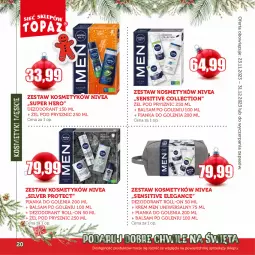 Gazetka promocyjna Topaz - Gazetka - Gazetka - ważna od 31.12 do 31.12.2023 - strona 20 - produkty: Balsam po goleniu, Dezodorant, Pianka do golenia, Nivea