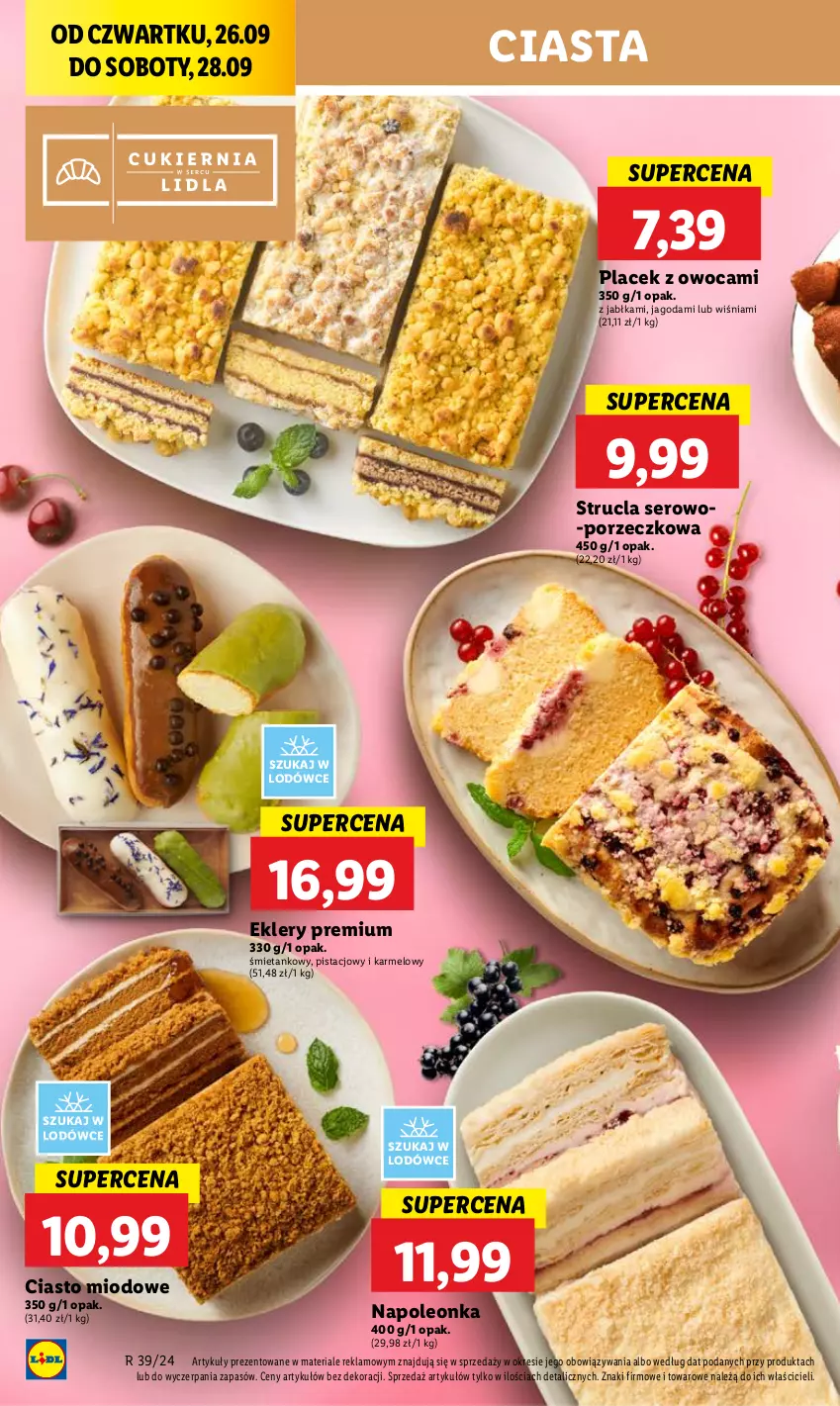 Gazetka promocyjna Lidl - GAZETKA - ważna 26.09 do 28.09.2024 - strona 28 - produkty: Jabłka, Leon, Oleo, Por, Ser, Strucla