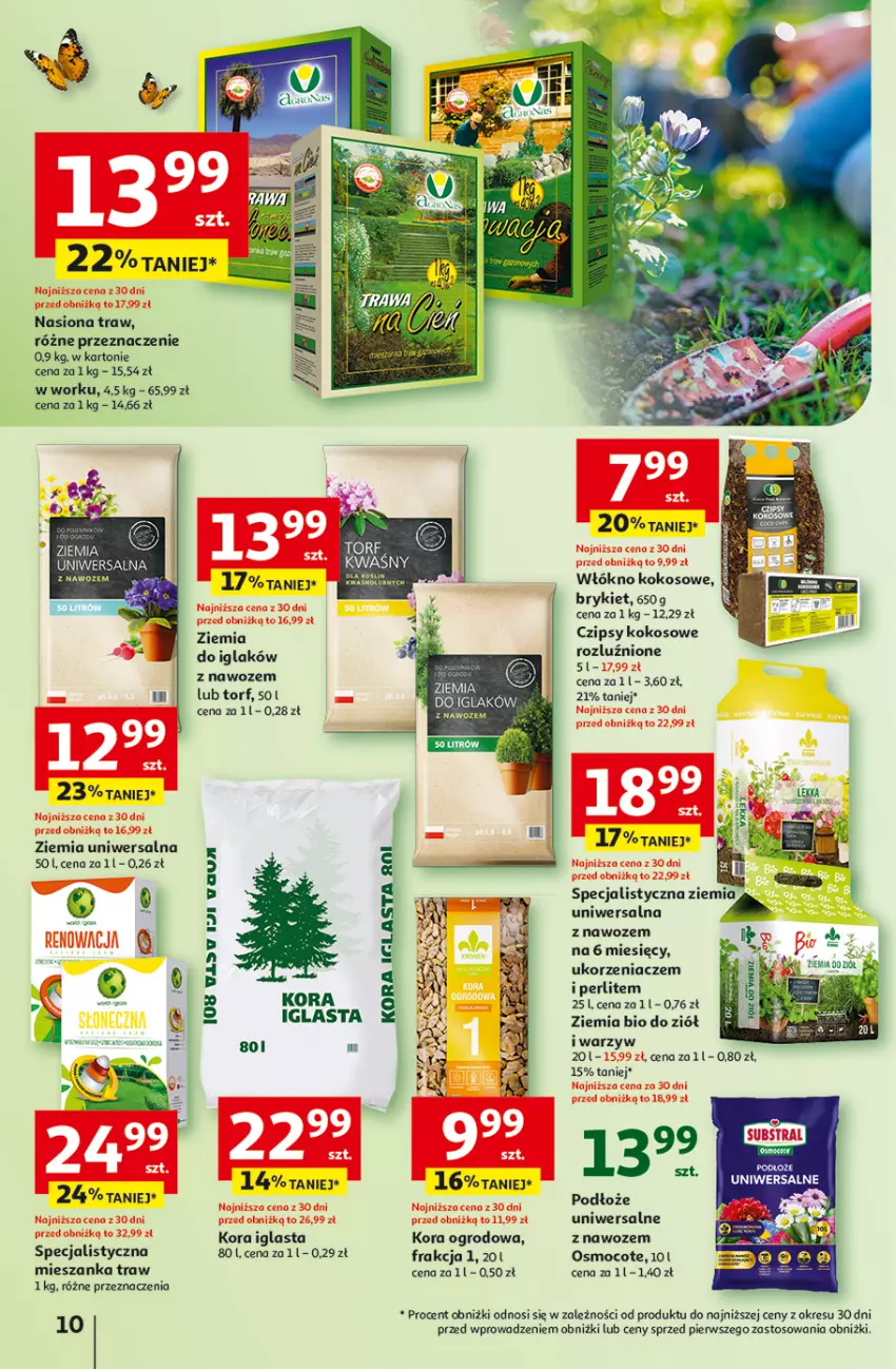 Gazetka promocyjna Auchan - Ogród pełen życia Hipermarket - ważna 13.03 do 26.03.2025 - strona 10 - produkty: Kokos, Kora ogrodowa