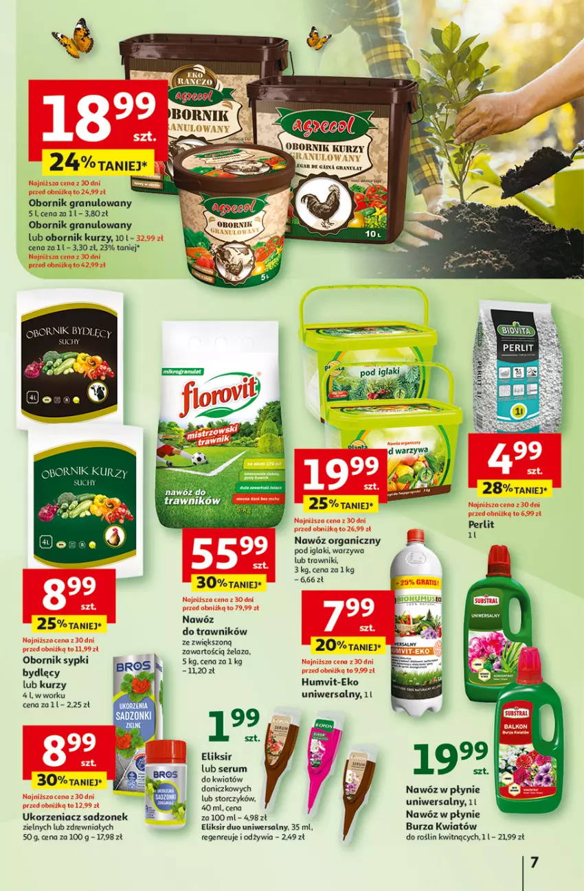 Gazetka promocyjna Auchan - Ogród pełen życia Hipermarket - ważna 13.03 do 26.03.2025 - strona 7 - produkty: Fa, Gra, Nawóz, Rum, Ser, Serum, Warzywa