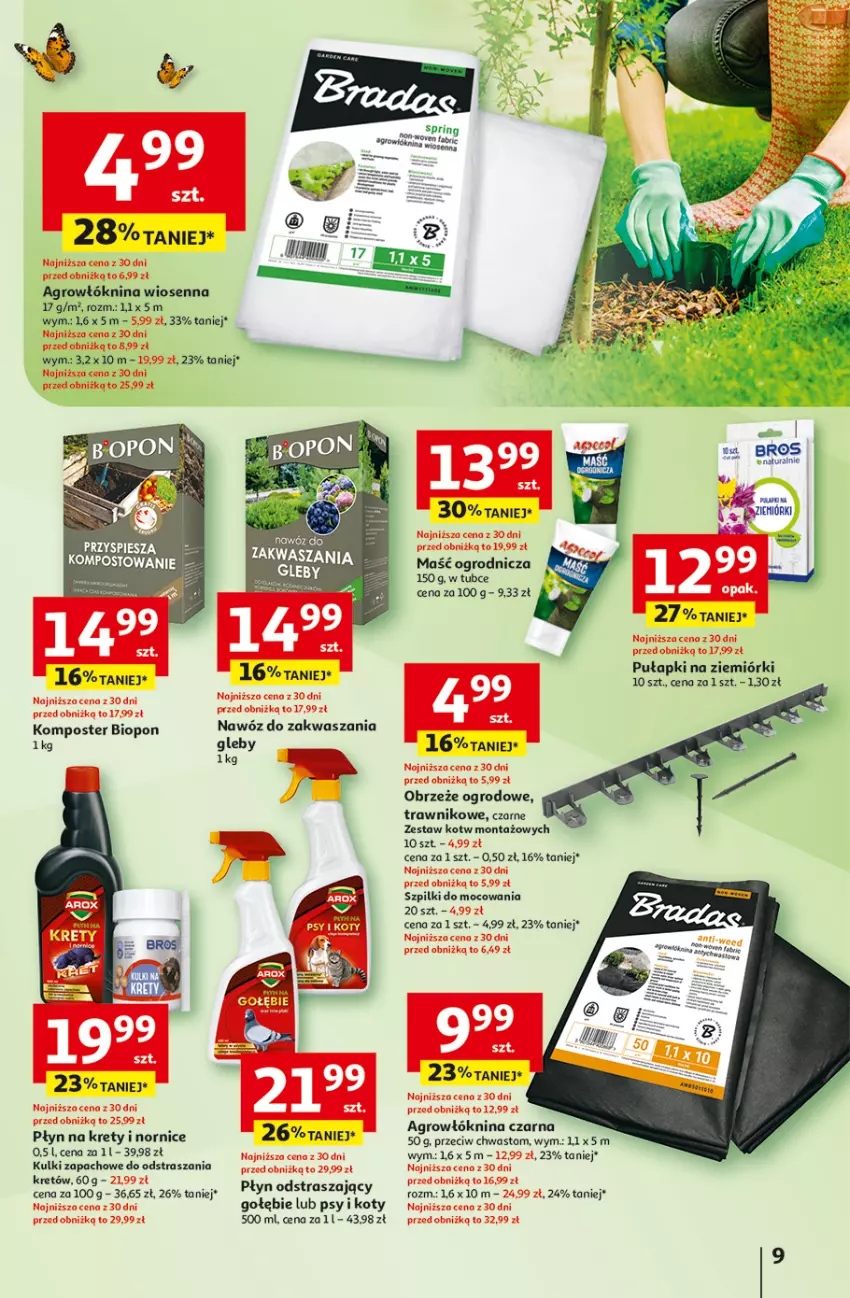 Gazetka promocyjna Auchan - Ogród pełen życia Hipermarket - ważna 13.03 do 26.03.2025 - strona 9 - produkty: Kret, Nawóz