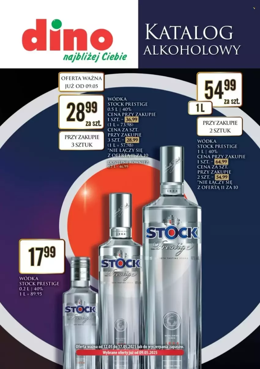 Gazetka promocyjna Dino - ważna 12.05 do 17.05.2025 - strona 1 - produkty: JBL, Stock, Wódka