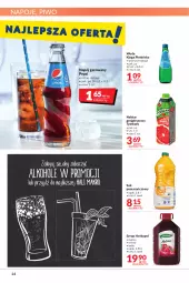 Gazetka promocyjna Makro - [Oferta promocyjna] Artykuły spożywcze i przemysłowe - Gazetka - ważna od 22.08 do 22.08.2022 - strona 14 - produkty: Piwo, Sok pomarańczowy, Sok, Napoje, Pepsi, Napój gazowany, Tymbark, Syrop, Woda, Napój, Herbapol, Nektar, Grejpfrut, Imbir