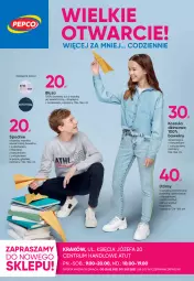 Gazetka promocyjna Pepco - Nowy sklep Kraków - Gazetka - ważna od 03.03 do 03.03.2021 - strona 1 - produkty: Sok, Rum, Kosz, Koszula, Dżinsy, Spodnie, Bluza, Fa