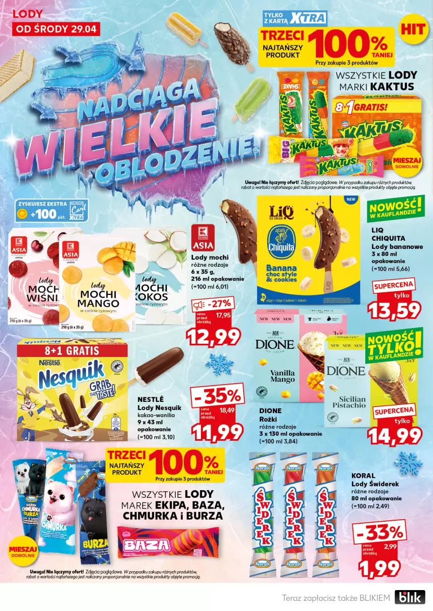 Gazetka promocyjna Kaufland - Mocny Start - ważna 04.05 do 06.05.2026 - strona 10 - produkty: Kakao, Kaktus, Lody, Mango, Nesquik, Por, Ryż, Waga