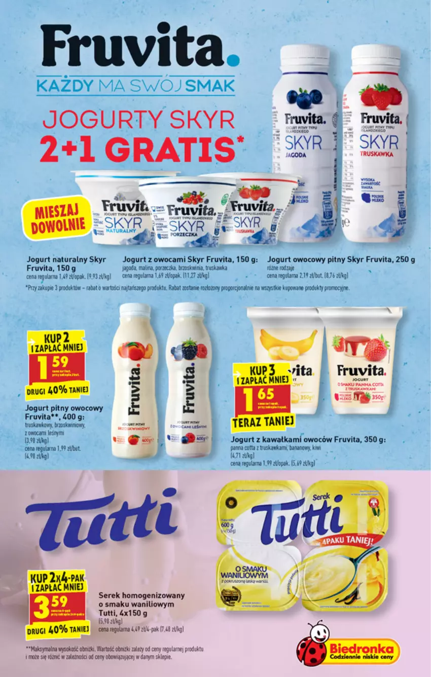 Gazetka promocyjna Biedronka - W tym tygodniu - ważna 04.10 do 09.10.2021 - strona 31 - produkty: Fa, Gra, Jogurt, Jogurt naturalny, Jogurt owocowy, Jogurt pitny, Kawa, Por, Ser, Serek, Serek homogenizowany, Tera