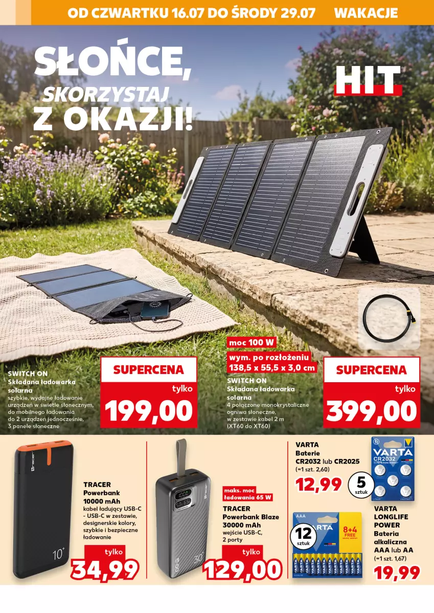 Gazetka promocyjna Kaufland - Kaufland - ważna 16.07 do 29.07.2026 - strona 6 - produkty: Acer, Bateria, Mobil, Piec, Por, Powerbank, Varta, Warka