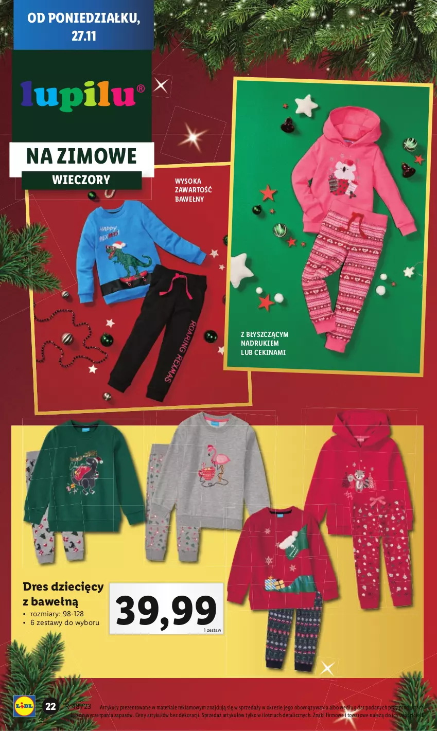 Gazetka promocyjna Lidl - GAZETKA - ważna 27.11 do 02.12.2023 - strona 24 - produkty: Dres, Dzieci, Sok