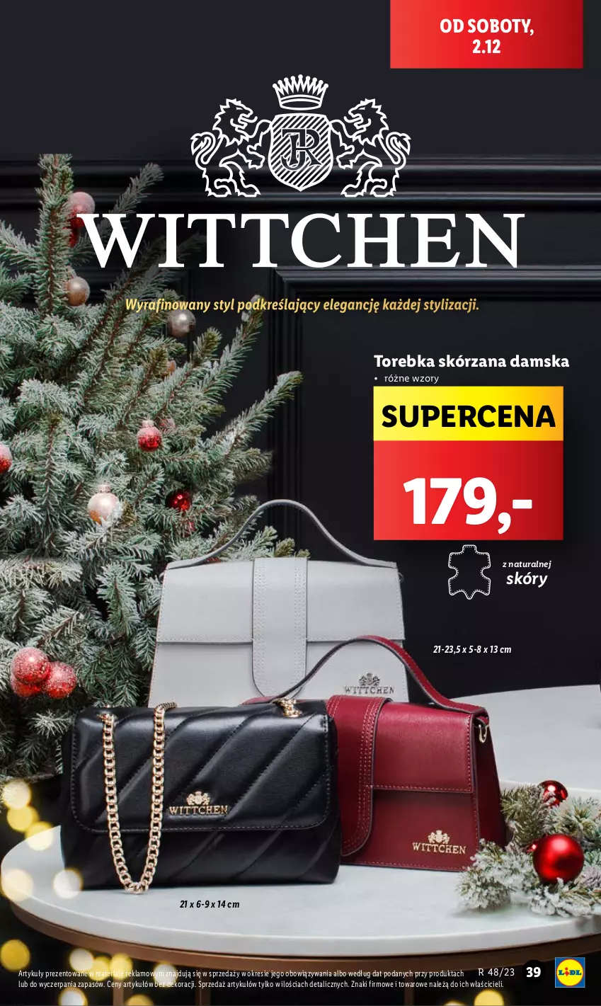 Gazetka promocyjna Lidl - GAZETKA - ważna 27.11 do 02.12.2023 - strona 45 - produkty: Torebka