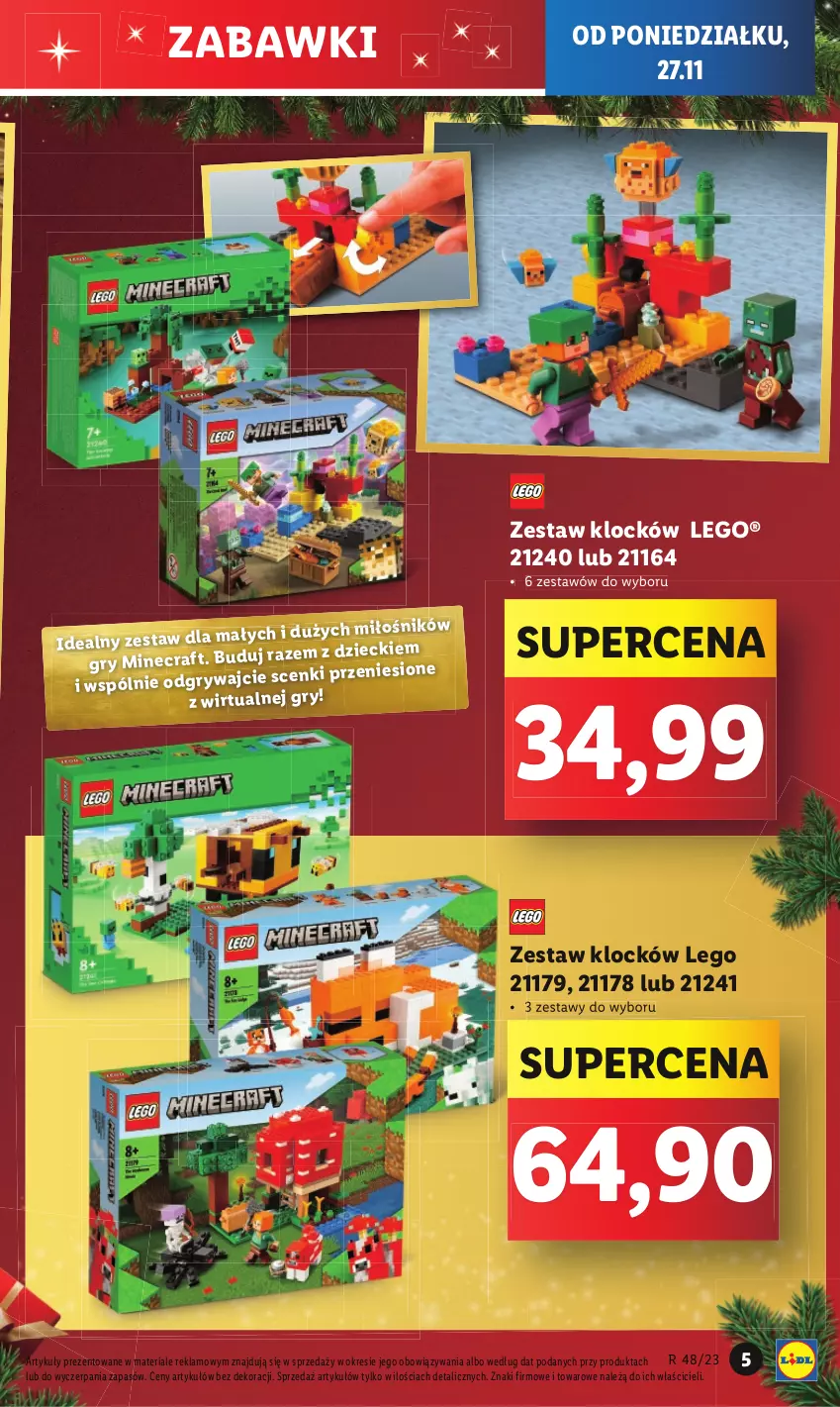 Gazetka promocyjna Lidl - GAZETKA - ważna 27.11 do 02.12.2023 - strona 7 - produkty: Gry, LEGO, Minecraft
