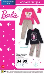 Gazetka promocyjna Lidl - GAZETKA - Gazetka - ważna od 02.12 do 02.12.2023 - strona 20 - produkty: Barbie, Mattel, Moda, Dzieci, Piżama