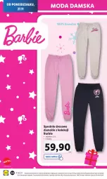 Gazetka promocyjna Lidl - GAZETKA - Gazetka - ważna od 02.12 do 02.12.2023 - strona 22 - produkty: Dres, Barbie, Mattel, Moda, Spodnie, Spodnie dresowe