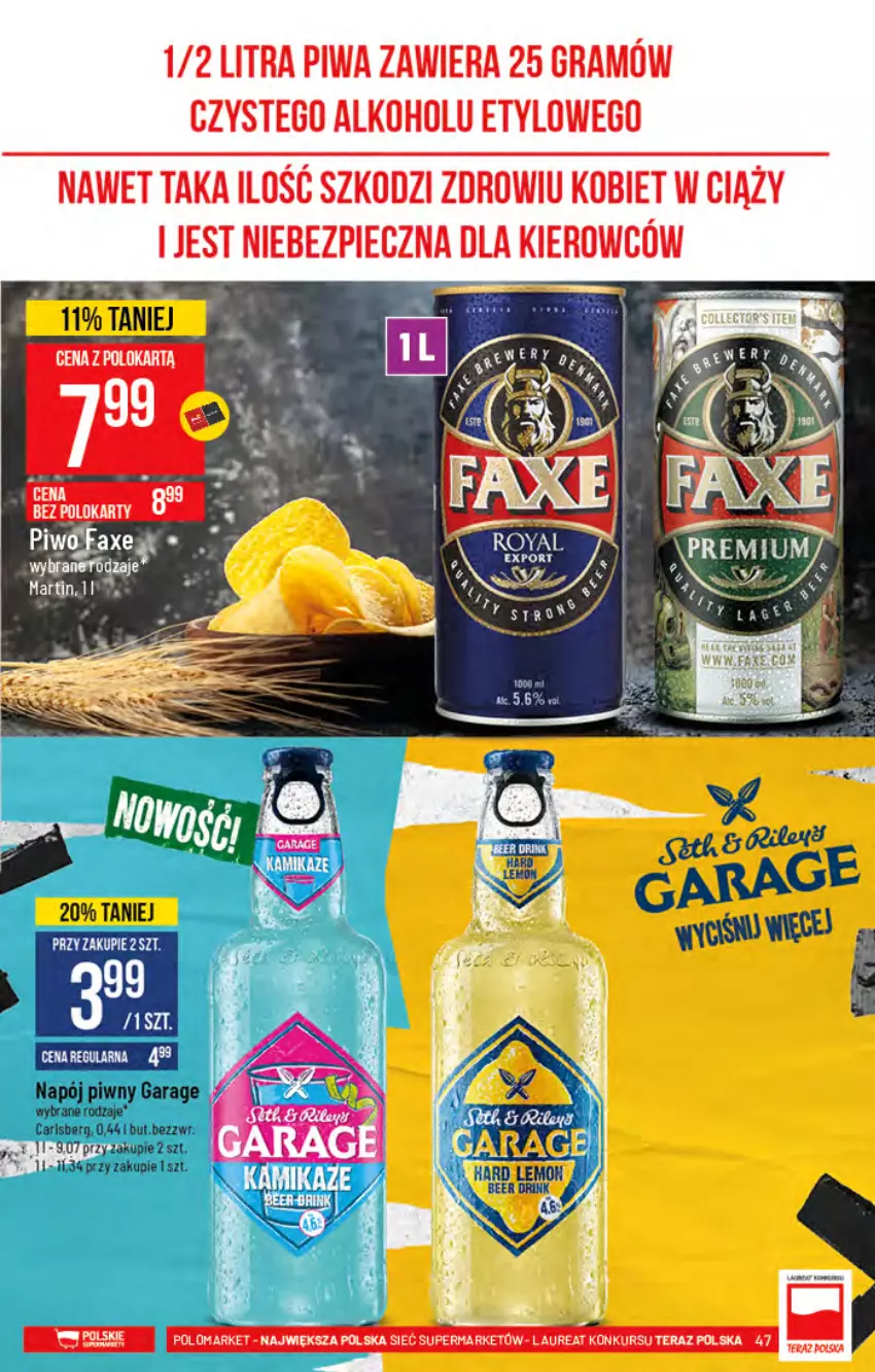 Gazetka promocyjna PoloMarket - Gazetka pomocyjna - ważna 07.07 do 13.07.2021 - strona 47 - produkty: Carlsberg, Gra, Napój, Piec, Piwa