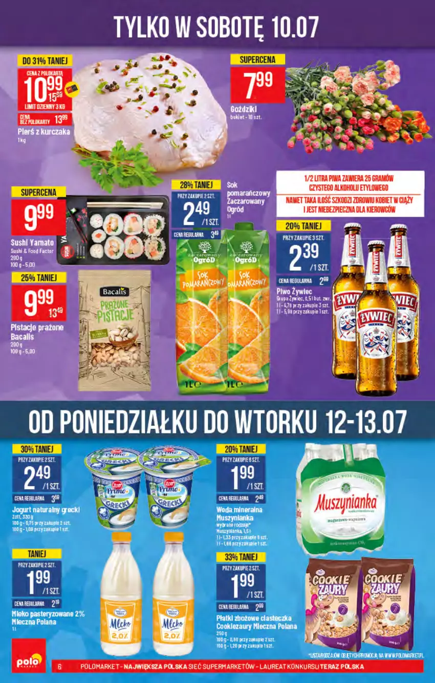 Gazetka promocyjna PoloMarket - Gazetka pomocyjna - ważna 07.07 do 13.07.2021 - strona 6 - produkty: Laur, Tera