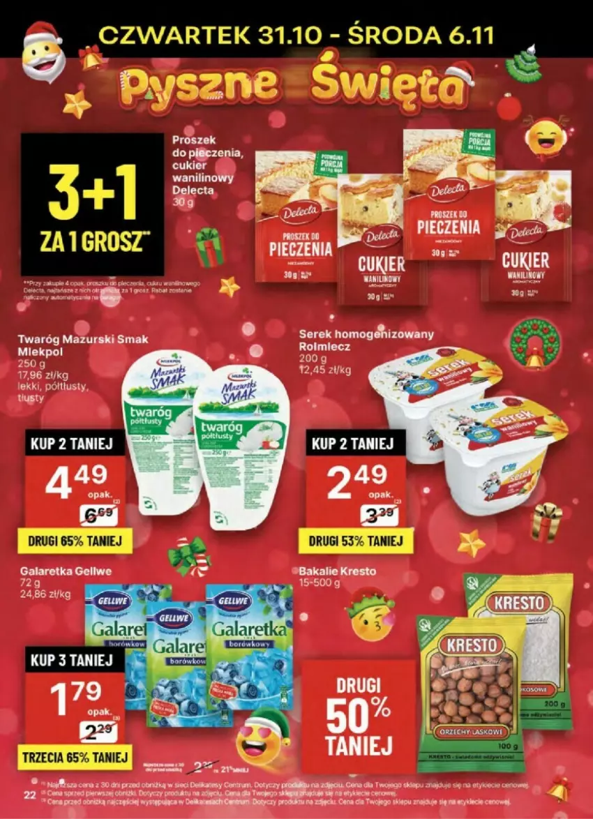 Gazetka promocyjna Delikatesy Centrum - ważna 31.10 do 06.11.2024 - strona 15 - produkty: Miecz, Twaróg