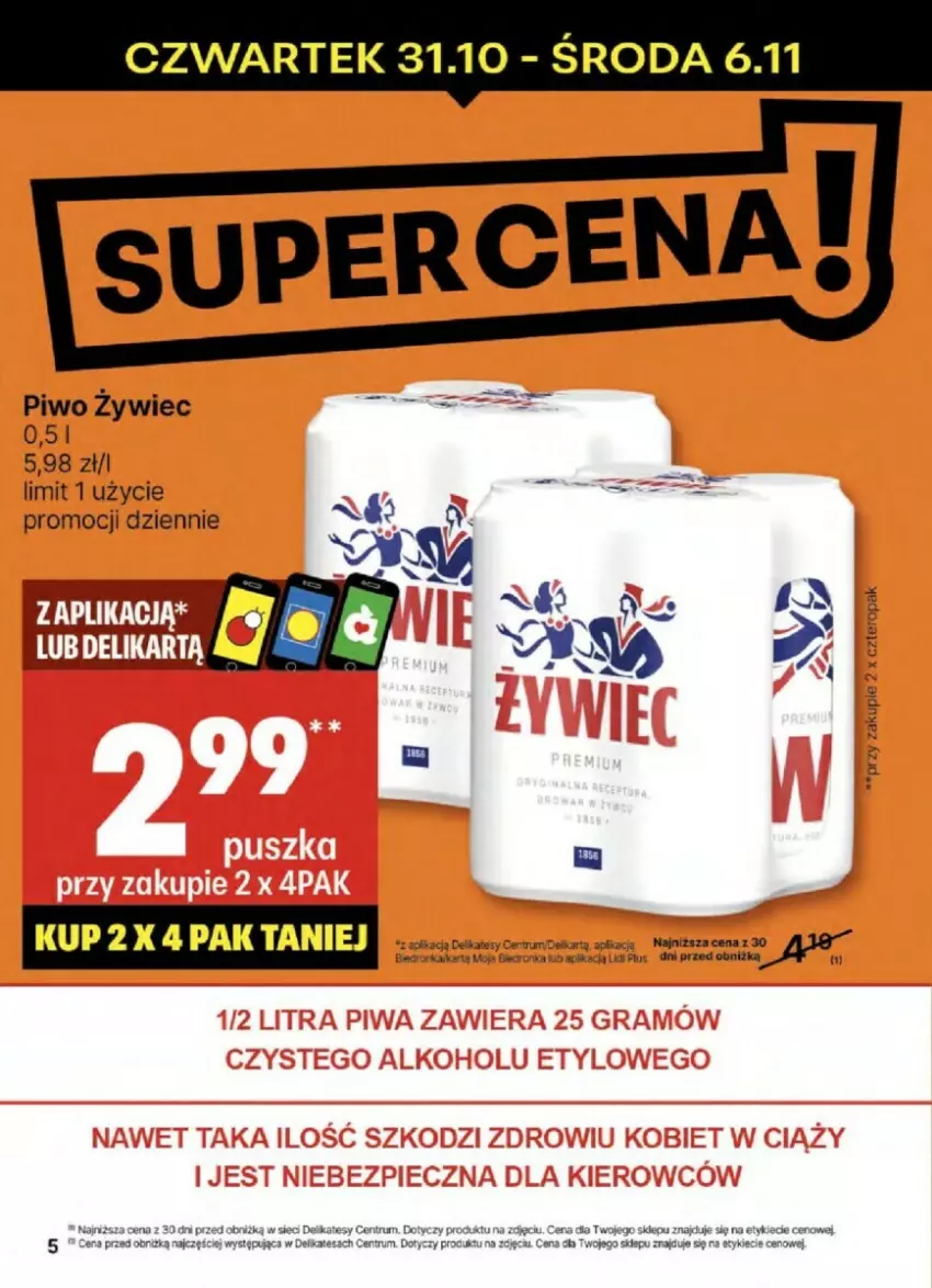 Gazetka promocyjna Delikatesy Centrum - ważna 31.10 do 06.11.2024 - strona 45 - produkty: Orka, Piwo, Rum