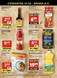 Gazetka promocyjna Delikatesy Centrum - Gazetka - ważna od 06.11 do 06.11.2024 - strona 17 - produkty: Krakus, Kujawski, Sos, Ser, Ryż, Rum, Gin, Ogórki konserwowe, Winiary, Sonko, Przyprawa w płynie, Olej rzepakowy, Pudliszki, Waga, Maggi, Olej, Orka, Ryż biały, Fa