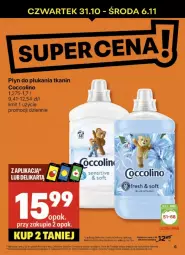 Gazetka promocyjna Delikatesy Centrum - Gazetka - ważna od 06.11 do 06.11.2024 - strona 54 - produkty: Coccolino, Płyn do płukania, Fa