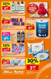 Gazetka promocyjna Auchan - 30 Lat Hipermarket - Gazetka - ważna od 29.07 do 29.07.2026 - strona 29 - produkty: Domestos, Spray do czyszczenia, Papier, Zawieszki, Bref, Dezodorant, Worki na śmieci, Papier toaletowy, Ręcznik, Worki na śmiec, Płyn do wc