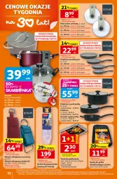 Gazetka promocyjna Auchan - 30 Lat Hipermarket - Gazetka - ważna od 29.07 do 29.07.2026 - strona 32 - produkty: Pokrywka szklana, Deska do prasowania, Garnek, LANA, Vileda, Wózek, Patelnia ceramiczna, Patelnia, Grill