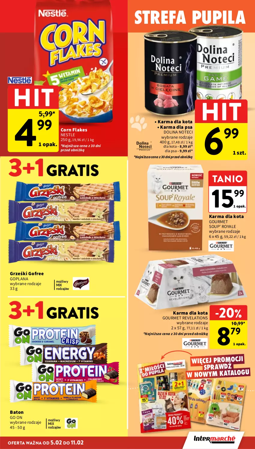 Gazetka promocyjna Intermarche - Gazetka promocyjna - ważna 05.02 do 11.02.2026 - strona 29 - produkty: Baton, Corn flakes, Fa, Goplana, Gra, Grześki, LANA