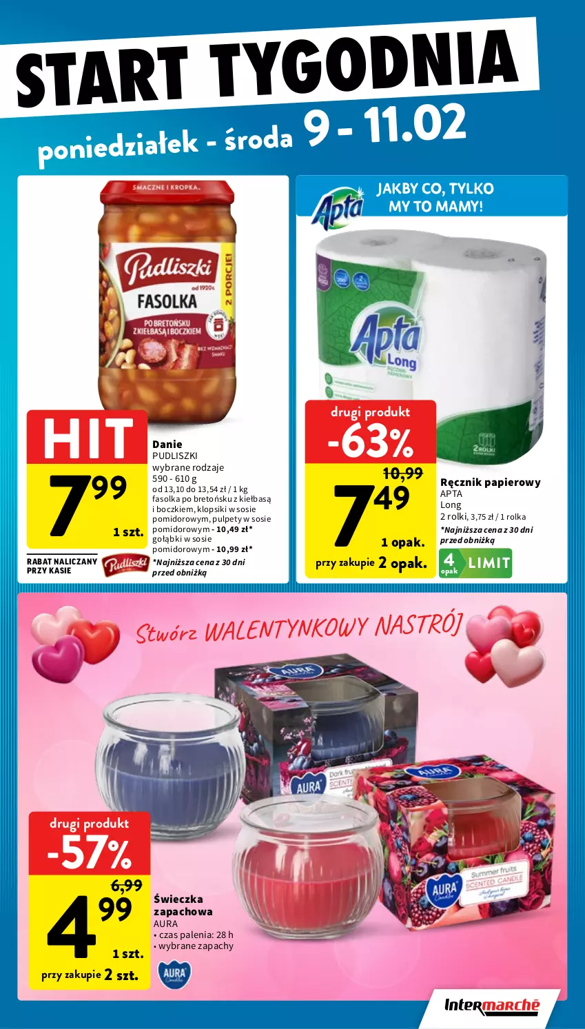 Gazetka promocyjna Intermarche - Gazetka promocyjna - ważna 05.02 do 11.02.2026 - strona 43 - produkty: Fa, Klopsiki, Papier, Pudliszki, Pulpety, Ręcznik, Rolki, Sos