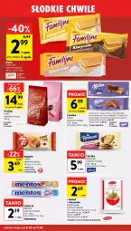 Gazetka promocyjna Intermarche - Gazetka promocyjna - Gazetka - ważna od 11.02 do 11.02.2026 - strona 28 - produkty: Ciastka, Krakus, Cukier, Praliny, Sati, Wafle, Rogal, Galaretka, Mentos, Cukierki, Gala, Oreo, Krakuski, Budyń, Brownie, Lindt, Milka, Fa
