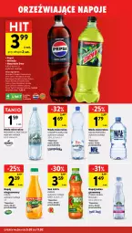 Gazetka promocyjna Intermarche - Gazetka promocyjna - Gazetka - ważna od 11.02 do 11.02.2026 - strona 32 - produkty: Nałęczowianka, Sok, Pepsi max, Cytryny, Mirinda, Napoje, Pepsi, Woda mineralna, Kubuś, Napój niegazowany, Staropolanka, Woda, Napój, Grejpfrut
