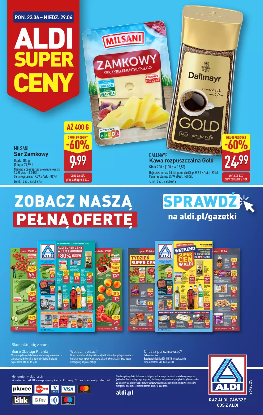 Gazetka promocyjna Aldi - Artykuły przemysłowe i tekstylia - ważna 25.06 do 28.06.2025 - strona 14 - produkty: Biuro, Dallmayr, Kawa, Kawa rozpuszczalna, O nas, Por, Ser
