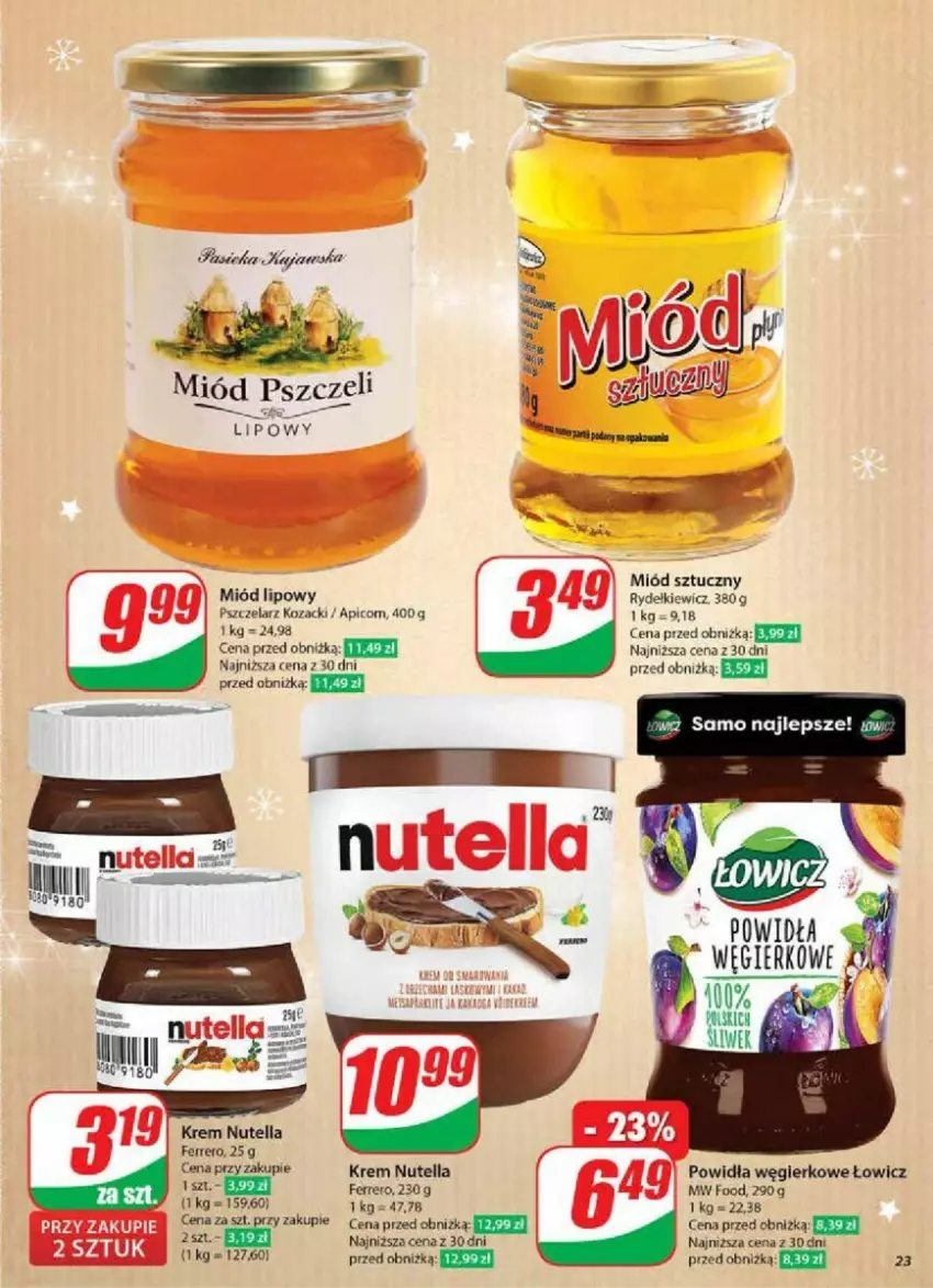 Gazetka promocyjna Dino - ważna 11.12 do 17.12.2024 - strona 16 - produkty: Fa, Ferrero, Miód, Nutella