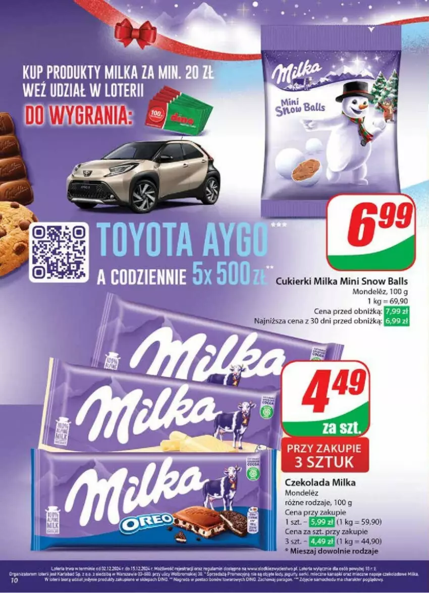 Gazetka promocyjna Dino - ważna 11.12 do 17.12.2024 - strona 2 - produkty: Cukier, Cukierki, Czekolada, Milka