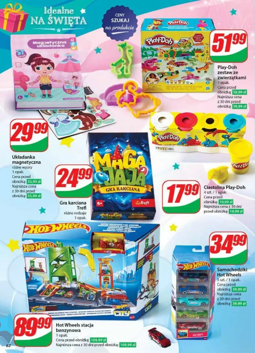 Gazetka promocyjna Dino - ważna 11.12 do 17.12.2024 - strona 59 - produkty: Chodzik, Gaga, Gra, Hot Wheels, Samochodziki, Układanka