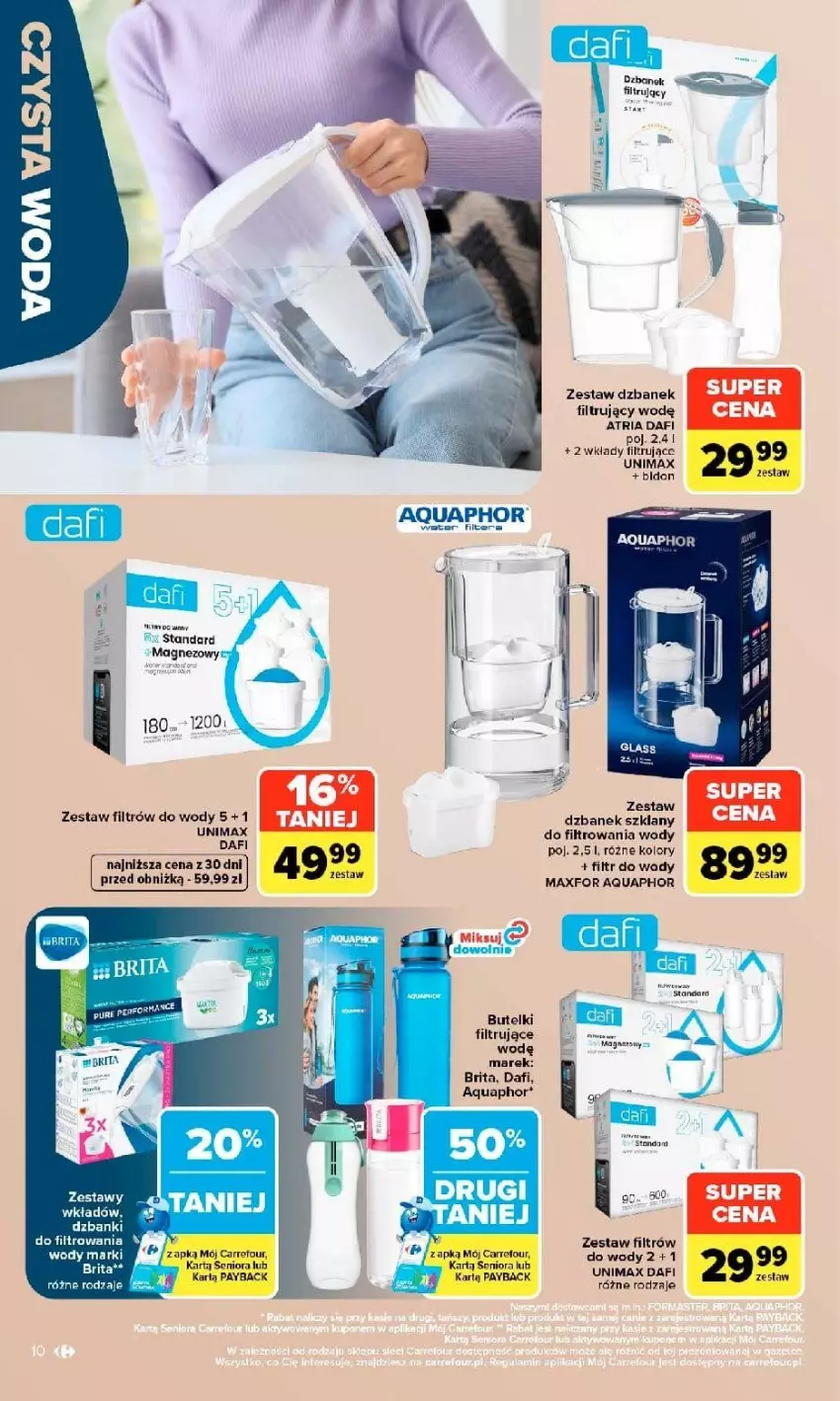 Gazetka promocyjna Carrefour - Gazetka Carrefour w SUMIE stylowy dom - ważna 07.09 do 19.09.2026 - strona 10 - produkty: Aquaphor, Brit, Brita, Dzbanek, Dzbanek filtrujący, Fa