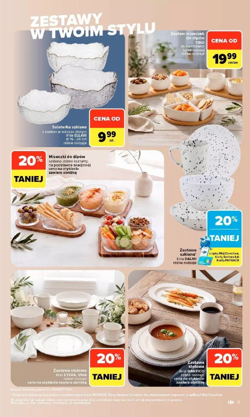 Gazetka promocyjna Carrefour - Gazetka Carrefour w SUMIE stylowy dom - ważna 07.09 do 19.09.2026 - strona 9 - produkty: LANA, Salaterka