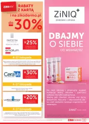 Gazetka promocyjna Ziko - 4-17 LISTOPADA - Gazetka - ważna od 17.11 do 17.11.2021 - strona 15 - produkty: CeraVe, Top, Ser, Iwostin, La Roche-Posay, Emolium, Silan, Fa
