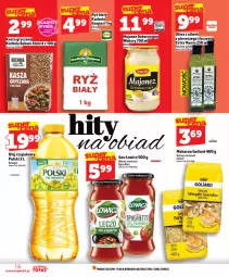 Gazetka promocyjna Topaz - Gazetka - Gazetka - ważna od 18.03 do 18.03.2026 - strona 16 - produkty: Majonez, Makaron, Top, Sos, Ryż, Gry, Gra, Kuchnia, Winiary, Goliard, Babuni, Olej rzepakowy, Oliwa z oliwek, Cenos, Kasza, Olej, Kasza gryczana, Ryż biały, Fa, Oliwa