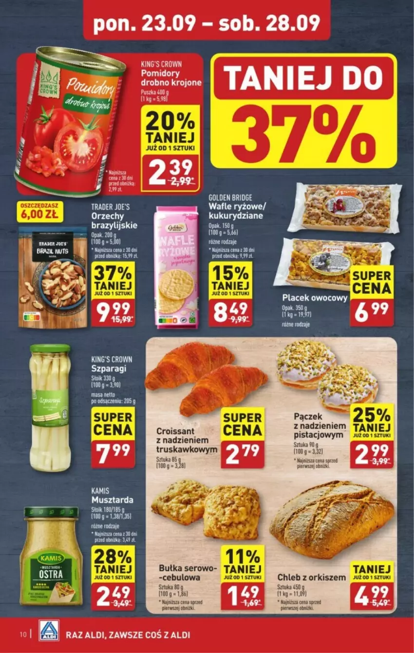 Gazetka promocyjna Aldi - ważna 23.09 do 29.09.2024 - strona 2 - produkty: Bułka, Chleb, Croissant, Ser