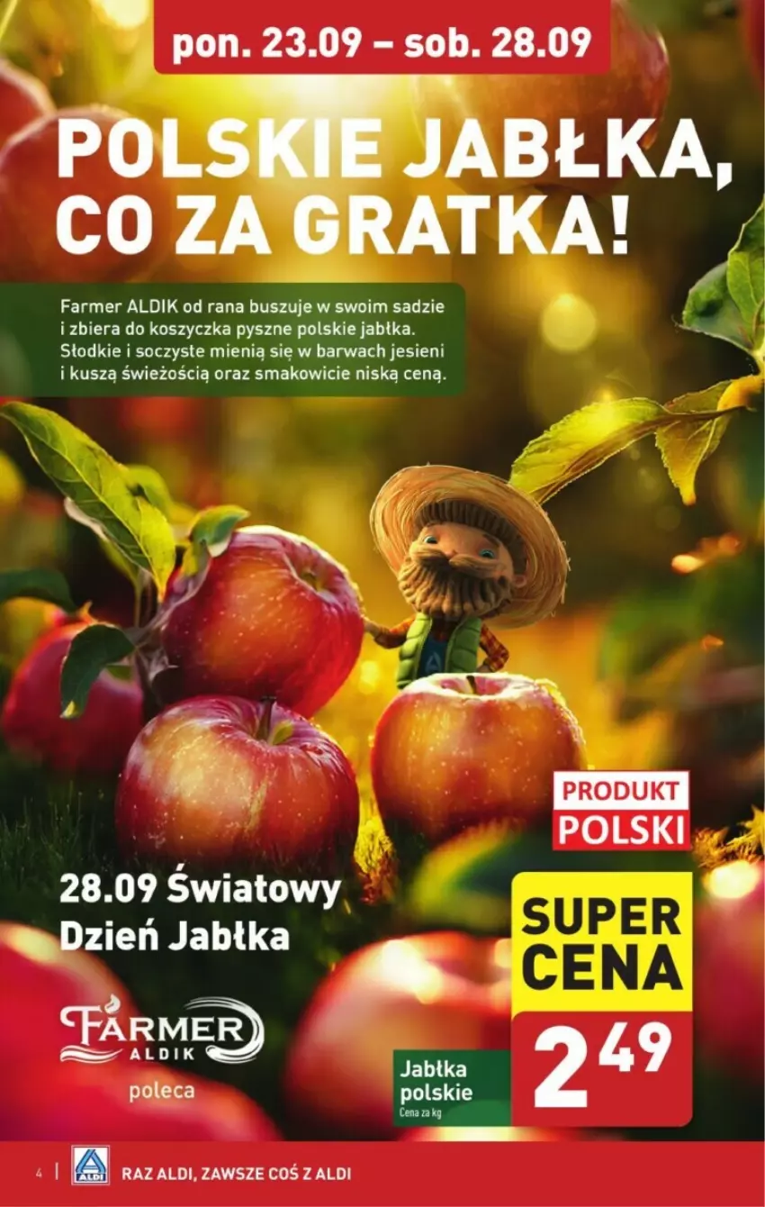 Gazetka promocyjna Aldi - ważna 23.09 do 29.09.2024 - strona 32 - produkty: Fa, Gra, Jabłka, Kosz