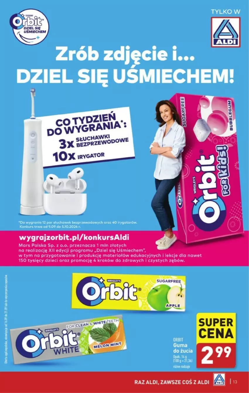 Gazetka promocyjna Aldi - ważna 23.09 do 29.09.2024 - strona 5 - produkty: Dzieci, Gra, Mars, Orbit