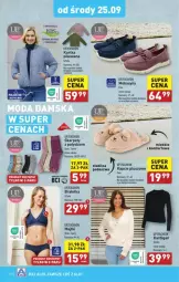 Gazetka promocyjna Aldi - Gazetka - ważna od 29.09 do 29.09.2024 - strona 24 - produkty: Por, Mokasyny, Kapcie, Kardigan, Majtki, Kurtka, Karp, Wełna, Fa