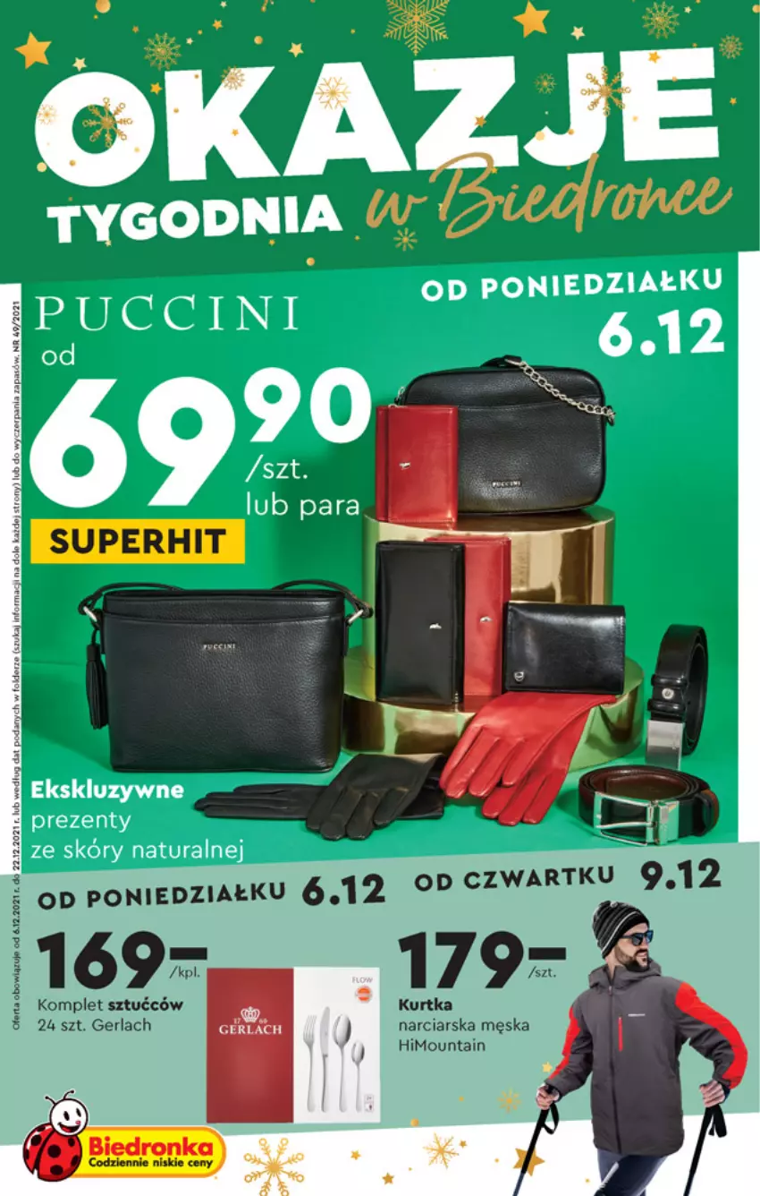 Gazetka promocyjna Biedronka - Okazje tygodnia - ważna 06.12 do 22.12.2021 - strona 1 - produkty: Kurtka